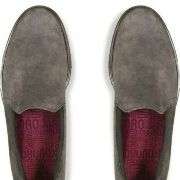Munro Becca Suede Loafers - Picture 3 of 6